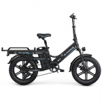 G- FORCE DE-S Linna kaubavedu Elektriline Jalgratas 750W Mootor 48V45Ah Aku 20 Tolli Paksud Rehvid T&auml;iskasvanute Mugav S&otilde;it E-bike must