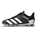 Adidas Predator 20.4 20.4 Fxg Game Ready Slip Resistant Abrasion Resistant Low top Kids' Soccer Shoes Black White Kids' FW9221 28.5