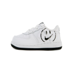 Nike Air Force 1 LV8 'Have A Nike Day' Smiley Face Low top Skateboard Shoes White Black Infant And Toddler BQ8275-100 22 white