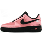 Nike Air Force 1 Kulumiskindlad Ja Kerged Madalad Rula Kingad Naiste Must Roosa DH2920-001(Team1606-) 36.5
