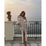 Euroopa ja Ameerika Mood Seksikas Kuum T&uuml;druk &Uuml;hev&auml;rviline Paeltega L&otilde;hikuga Kleit Elegantne Prantsuse Stiilis Peo Pikk Kleit Naistele White S