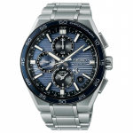 SEIKO Astron seeria 100 meetrit veekindel Kvarts titaanist rihm 44,1 mm meeste k&auml;ekell sinine sihverplaat SBXC175 sinine