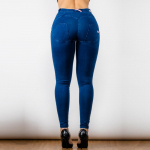 Shascullfites Melody Keskmise k&otilde;rgusega Supervenivad Skinny Jeans Mom Jeans Tume Sinised T&otilde;mmatavad Sirge S&auml;&auml;rega Tuhka T&otilde;stvad Jeggingsid Naistele M tumesinine v&auml;rv