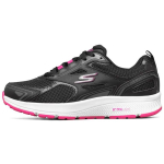 Skechers Go Run Consistent Mugavad Spordiv&otilde;rk S&uuml;nteetiline Nahk Hingavad Madalad Jooksujalatsid Naiste tossud Must Valge 128075-BKPK 38 black