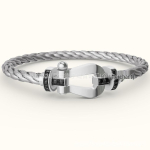 Hobuserauakinnitus Must N&ouml;&ouml;riga K&auml;ev&otilde;ru Sile Poolteemant 18K Disainiga &ndash; Klassikaline Stiil DIY Paaridele 16cm (Wrist &le; 15cm) white