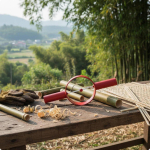 Bambuse l&otilde;hestamise t&ouml;&ouml;riist Kiirl&otilde;ikav nuga K&otilde;rge efektiivsus S&auml;&auml;stab j&otilde;upingutusi Effort-saving Bamboo