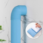 Kuumakindel isekleepuv vahttoru isolatsioon extra paksust k&auml;snast veetorude k&uuml;lmumiskaitseks ja talviseks isolatsiooniks (Blue,1PCS&2M)