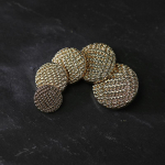 10 tk Vintage kootud metalln&ouml;&ouml;pi 15/20/25mm DIY &otilde;mblemiseks Must Kuldne Dekoratiivsed n&ouml;&ouml;bid R&otilde;ivad Mood Jope n&ouml;&ouml;p 15mm kuld