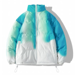 Winter New Gradient Cottonwear Meeste Euroopa ja Ameerika &Uuml;hendriigid Casual Cottonwear Tide Br&auml;ndi Leivar&otilde;ivad S roheline