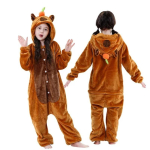 Kapiibara Anime Cosplay Kost&uuml;&uuml;mid Lastele Loomakujuline Multikakost&uuml;&uuml;m Lastele Halloweeni J&otilde;ulukaup T&uuml;drukud Poisid Kapuutsiga Pidžaama &Uuml;hes t&uuml;kis 110 brown