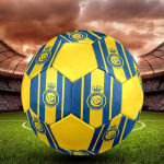 Al Nassr FC Sisejalgpalli pall V&auml;rviline K&otilde;ik vanused Suurus 5 Masin&otilde;mmeldud PVC V&otilde;istluseks Valmis Vastupidav K&otilde;rge p&otilde;rkega yellow