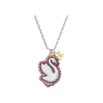 Swarovski Luik Moodne Trendikas Mitmek&uuml;lgne Personaalne Luige Kaelakee/Ripats Naiste Mudel 5649200 punane