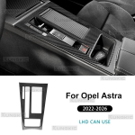 S&uuml;sinikkiust k&auml;igukangi &uuml;mbris Opel Astra 2022-2026 Automaatne LHD RHD Salongi viimistlus For LHD Black Carbon must