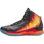 Under Armour Curry 1 Retro Curry Jam Polsterdatud K&otilde;rge S&auml;&auml;rega Korvpallijalatsid Laste Klass Must 3028139-001 38.5 black