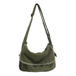 HOCODO mitmetaskuline l&otilde;uendist messenger kott t&uuml;drukutele Suure mahutavusega &otilde;lakott Moodne kooli crossbody kott 38cm x12cm x26cm roheline