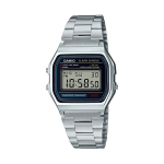 Casio k&auml;ekell Kollektsioon A158WA-1JH meeste h&otilde;bedane black
