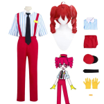 Kasane Teto Cosplay Kost&uuml;&uuml;m H&uuml;pnotiseerija Kasane Teto Parukas Mesmeriseerija Kasane Teto Anime rollim&auml;ngu Kost&uuml;&uuml;mikomplektid M 37 red