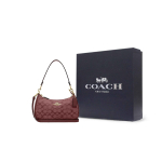 COACH Teri kang veisenahaga &otilde;lakott, K&auml;ekott, &Otilde;lakott Keskmine Naiste Bordoopunane CH139-IMMZI Gift Box Sets (Basic Set+Black Box) black