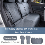 Geely Starray EM‑i / Galaxy Starship 7 EM‑i jaoks Autop&auml;evakate Poolkattega Istmepadi Hingav Auto Interj&ouml;&ouml;ri Aksessuaarid Artificial leather&Four Seasons gray