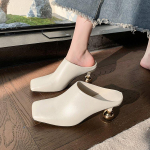 Naiste Suvised Elegantsed Ruudukujulised Madalad Sandaalid Seksikad Metallist Stilettokannad Kontori Daami Kleidisandaalid Suurus 42 36 gray