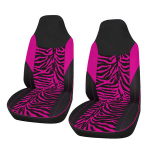 AUTOYOUTH Velvet Fabric Roosa Zebra autoistme kate Universaalne Sobib enamikule maasturitele Universal Heleroosa