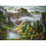 5D-teemantmaal, t&auml;ispuurimisplaaster Teemantikandiga m&auml;gimaastik Rhinestones 20X30CM