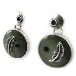 NOA [G0375] - Boucles Cr&eacute;ateur 'Nacre en Folie' gris hall