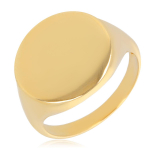 Chevali&egrave;re Plaqu&eacute; Or 'Charles' dor&eacute; (gravable) - 15 mm 56 kuld