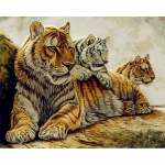 Teemantmaal Tiiger Teemant Teemantmaal Teemantmaal V&auml;rvikas 20X30CM