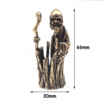 Antiiksed pronksist Dharma esivanemate figuurid V&auml;ikesed kaunistused Vask Bodhidharma Buddha miniatuurid Elutoa kirjutuslaua kaunistused