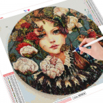 DIY teemantmaal T&auml;is &uuml;mmargune multikas t&uuml;drukute teemanttikandid mosaiik t&auml;isekraan 30x30CM