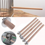 Papagoi linnupuur oks ahven t&auml;ispuidust seisev varras lihvimine k&uuml;&uuml;nis suupulk