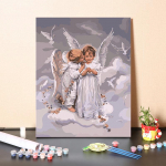 DIY Maalimine numbrite j&auml;rgi Digitaalne &otilde;limaal Numbrid Maalimine Hobid Kunst Kodukaunistus K&auml;sit&ouml;&ouml; 40x50cm no frame