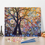 DIY maalimine numbrite j&auml;rgi Kunst Digitaalne &otilde;limaal Kodukaunistamine Numbrid Maalimine Hobid K&auml;sit&ouml;&ouml; 40x50cm no frame