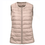 Naiste talvine vest - Duck Ultralight kahepoolne kandmine varrukateta soe jope 7Xl vestiga mantel 5XL hall