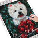 5D DIY Teemanttikandid J&otilde;ulud lumememm K&auml;sit&ouml;&ouml; Teemantmaal Maastik Talvine K&auml;sit&ouml;&ouml;komplekt Kodukaunistus Full Round (20X30CM)