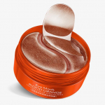 Gold Crystal silmamaski hoolduskott Kortsudevastane Niisutav Kollageeni Silmamaski Hooldustarvikud Parandab tuhmust Red orange eye mask