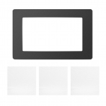 Must LCD tihend 6,5 x 4,1 tolli kaitse vaigu lekke eest tolmuvabade lappidega, mis &uuml;hildub Wanhaoga 1pc