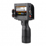 K&auml;siprinter Kaasaskantav tindiprinter Tindiprinteri koodiprinter 4,3-tollise LED-iga EU Plug must