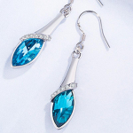 SACE GEMS Angel's Tears Pikad k&otilde;rvar&otilde;ngad Roos Punane Tumesinine Pikad K&otilde;rvar&otilde;ngad Konks Lihtne Moe Ehted S&otilde;rmus punane