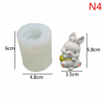 Armsad loomaj&auml;nese j&auml;nku seebi k&uuml;&uuml;nlavormid silikoonvormid k&auml;sitsi valmistatud k&auml;sit&ouml;&ouml;vormid 4.8x6cm