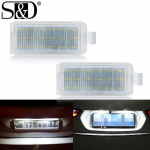 2tk Car Canbus No Error LED numbrim&auml;rgi tulede pirn Ford Falcon BA BF XR 6/8 2003-2008 18SMD numbriga taustavalgustus auto lamp