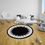 Moodne tiigri &uuml;mmargune vaip elutuppa libisemisvastase vooditoa p&otilde;randamatt Arvutitooli ala Vaibad Laste vaip ja vaibad 100cm/120cm 100cmx100cm