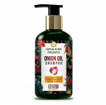 &Scaron;ampoon juustele sibula&otilde;liga: juuste kasvu jaoks (300 ml), Sibul&otilde;li &scaron;ampoon, Himalayan Organics 28.75