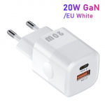 KUULAA 20W GaN USB C laadija Kiirlaadimine Type C PD USB laadija iPhone 14 13 12 11 Pro Max Samsung S20+ Huawei Xiaomi iPad jaoks EU Plug White