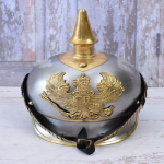 Saksa Pickelhaube Teras Messing - Kiiver Preisi S&otilde;jav&auml;e Okaskiiver - S&otilde;jav&auml;eline Kaunistus - Kodu Dekoor - Unikaalne Kingitus