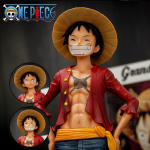 25 cm Anime &uuml;hes t&uuml;kis kujuke Ros Luffy PVC-kujuga m&auml;rulikujuline ahv D Luffy klassikaline naerun&auml;itaja mudelm&auml;nguasi lastele j&otilde;ulukink