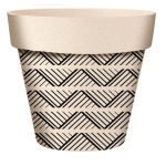 Les Tr&eacute;sors De Lily [A2070] - bambusest istutusmasin 'Boho' must beež - 7x6 cm must