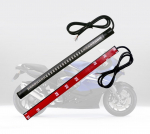 ŚWIATŁA tylne FLEX LED stop, pozycja, kierunek motocykl, 12V