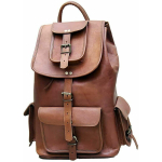 Kott Kitse nahast seljakott Seljakott S&uuml;learvuti Ehtne Travel Vintage Brown Men 16x8x8 pruun